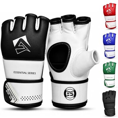 AQF Gants MMA- Gant De Boxe UFC Paume Ouverte– Mitaines MMA Gloves pour Grappling, Muay Thaï, Kickboxing, Sac De Frappe, Entraînement, Karate, Taekwondo– Gants Arts Martiaux Homme Femme (Noire, M) - Publicité AQF Gants MMA- Gant De Boxe UFC Paume Ouverte– Mitaines MMA Gloves pour Grappling, Muay Thaï, Kickboxing, Sac De Frappe, Entraînement, Karate, Taekwondo– Gants Arts Martiaux Homme Femme (Noire, M) - Publicité