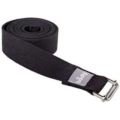 Bodhi Ceinture de Yoga Asana en coton avec boucle de serrage en métal, accessoire de yoga pratique, outil de base pour les débutants et non débutants - Publicité Bodhi Ceinture de Yoga Asana en coton avec boucle de serrage en métal, accessoire de yoga pratique, outil de base pour les débutants et non débutants - Publicité