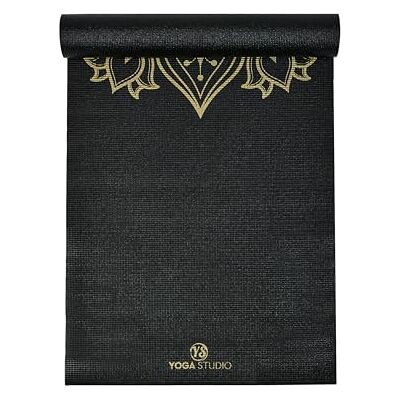 Tapis de Yoga Adhérent Conçu par Yoga Studio Oeko-Tex Antidéchirable Antidérapant Tapis d'Entraînement Exercice Gym Fitness Mandala Yoga et Pilates 183 cm x 61 cm x 6 mm (Lotus Noir) - Publicité Tapis de Yoga Adhérent Conçu par Yoga Studio Oeko-Tex Antidéchirable Antidérapant Tapis d'Entraînement Exercice Gym Fitness Mandala Yoga et Pilates 183 cm x 61 cm x 6 mm (Lotus Noir) - Publicité