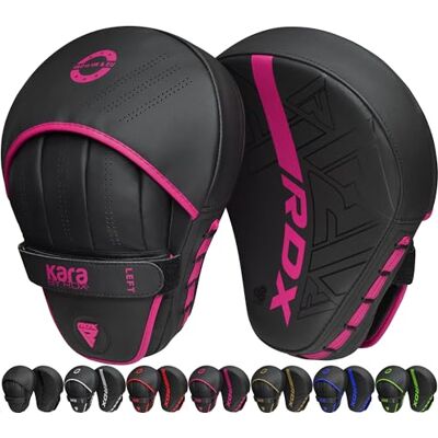 RDX Pattes d'ours Boxe MMA Incurvé Art Martiaux Bouclier Pao Muay Thai Kick Boxing Bouclier de Frappe Maya Hide Cuir Kara Cible D'entraînement Mitaines Focus Pads Sports de Combat Taekwondo Noir - Publicité RDX Pattes d'ours Boxe MMA Incurvé Art Martiaux Bouclier Pao Muay Thai Kick Boxing Bouclier de Frappe Maya Hide Cuir Kara Cible D'entraînement Mitaines Focus Pads Sports de Combat Taekwondo Noir - Publicité