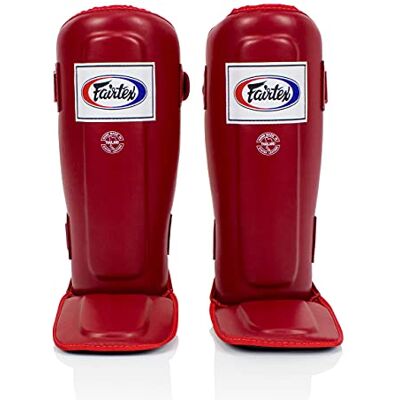 Fairtex SP3 Pro Style Protège-Tibias in-Step Double rembourré - Publicité Fairtex SP3 Pro Style Protège-Tibias in-Step Double rembourré - Publicité
