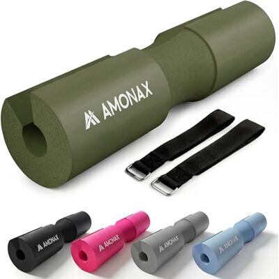 Amonax Barbell Squat Pad, Manchon Mousse à Squat, Support Nuque et Épaules Protection Pour Squats, Fentes, Hip Thrusts et Haltérophilie, Coussin d’haltères et Coussin Squat Pour Musculation à Domicile - Publicité Amonax Barbell Squat Pad, Manchon Mousse à Squat, Support Nuque et Épaules Protection Pour Squats, Fentes, Hip Thrusts et Haltérophilie, Coussin d’haltères et Coussin Squat Pour Musculation à Domicile - Publicité