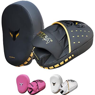 Mytra Fusion Cibles d’entraînement – Cibles MMA Muay Thai Coussins de Frappe pour l’entraînement de Combat et d’Arts Martiaux (Black) - Publicité Mytra Fusion Cibles d’entraînement – Cibles MMA Muay Thai Coussins de Frappe pour l’entraînement de Combat et d’Arts Martiaux (Black) - Publicité