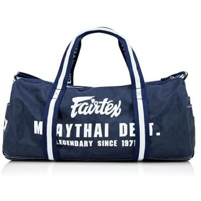 Fairtex Sac de Frappe Style rétro pour Boxe thaïlandaise MMA, Bleu Marine - Publicité Fairtex Sac de Frappe Style rétro pour Boxe thaïlandaise MMA, Bleu Marine - Publicité