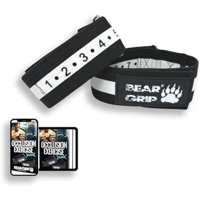 Bear Grip Bandes d’entraînement par occlusion vasculaire - Publicité Bear Grip Bandes d’entraînement par occlusion vasculaire - Publicité