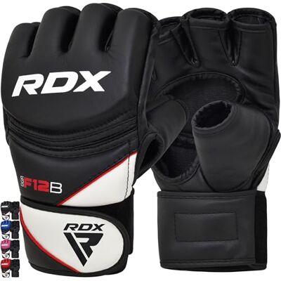 RDX MMA Gants d'entraînement, Maya Hide Cuir, Mitaines Boxe Grappling Sparring, Ventilé Ouvert Paume, Protection Poignet Main, Kickboxing, Muay Thaï, Arts Martiaux Combat Gloves, Homme Femme - Publicité RDX MMA Gants d'entraînement, Maya Hide Cuir, Mitaines Boxe Grappling Sparring, Ventilé Ouvert Paume, Protection Poignet Main, Kickboxing, Muay Thaï, Arts Martiaux Combat Gloves, Homme Femme - Publicité