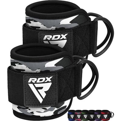 RDX Sangle Cheville Musculation Anneau D'Haltérophilie Machine Fixation Ankle Straps, Poignet Wraps Fitness Entraînement, Exercices de Traction des Jambes, Hommes Femmes Maison Gym Entraînements - Publicité RDX Sangle Cheville Musculation Anneau D'Haltérophilie Machine Fixation Ankle Straps, Poignet Wraps Fitness Entraînement, Exercices de Traction des Jambes, Hommes Femmes Maison Gym Entraînements - Publicité
