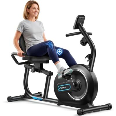 MERACH Vélo d'Appartement, Vélo Couché Magnétique avec 8 Niveaux de Résistance Réglables, Velo de Fitness avec Écran LCD, Poignées de Fréquence Cardiaque, Capacité de Charge de 136 kg - Publicité MERACH Vélo d'Appartement, Vélo Couché Magnétique avec 8 Niveaux de Résistance Réglables, Velo de Fitness avec Écran LCD, Poignées de Fréquence Cardiaque, Capacité de Charge de 136 kg - Publicité