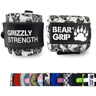 Bear Grip – bracelet poignet Premium résistant 61 cm pour haltérophilie, musculation, crossfit - Publicité Bear Grip – bracelet poignet Premium résistant 61 cm pour haltérophilie, musculation, crossfit - Publicité