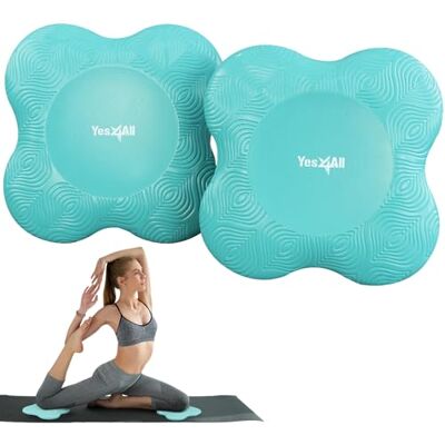 Yes4All Genouillère de yoga épaisse antidérapante Turquoise Neo Green, 1 cm x 20 cm x 2 cm - Publicité Yes4All Genouillère de yoga épaisse antidérapante Turquoise Neo Green, 1 cm x 20 cm x 2 cm - Publicité