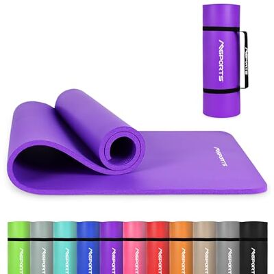 MSPORTS Tapis de Gymnastique Premium – Tapis de Sol Antidérapant pour Fitness, Yoga & Musculation – Disponible en 4 Tailles, et 12 Couleurs Tapis de yoga épais - Publicité MSPORTS Tapis de Gymnastique Premium – Tapis de Sol Antidérapant pour Fitness, Yoga & Musculation – Disponible en 4 Tailles, et 12 Couleurs Tapis de yoga épais - Publicité