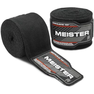 Meister Paire de Bandages Semi-élastiques pour Adultes de 457 cm pour MMA et Boxe - Publicité Meister Paire de Bandages Semi-élastiques pour Adultes de 457 cm pour MMA et Boxe - Publicité
