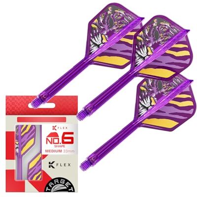 Target Darts Target Japan Endeavour K Flex Fléchettes Ailettes et Arbres Système, N° 6 (Moyen, 33mm) Lot de 3 Kflex All in One Flight, Player Édition Kasumi Sato Darts Accessoires K-Flex Dart Stem - Publicité Target Darts Target Japan Endeavour K Flex Fléchettes Ailettes et Arbres Système, N° 6 (Moyen, 33mm) Lot de 3 Kflex All in One Flight, Player Édition Kasumi Sato Darts Accessoires K-Flex Dart Stem - Publicité