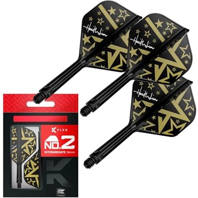 Target Darts Target Japan Hot Shot Système D'ailettes et Tiges K Flex Dart, No.2 Lot de 3 Accessoires de Fléchettes Kflex All In One Flight, Player Edition Harith Lim Tige Fléchette – Court/Intermédiaire/Moyen - Publicité Target Darts Target Japan Hot Shot Système D'ailettes et Tiges K Flex Dart, No.2 Lot de 3 Accessoires de Fléchettes Kflex All In One Flight, Player Edition Harith Lim Tige Fléchette – Court/Intermédiaire/Moyen - Publicité