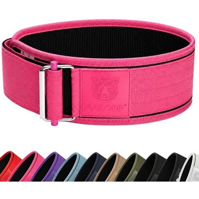 BEAR GRIP Ceinture de musculation à verrouillage automatique, ceinture de levage premium pour Crossfit, Powerlifting, Musculation, ceinture de levage pour hommes et femmes - Publicité BEAR GRIP Ceinture de musculation à verrouillage automatique, ceinture de levage premium pour Crossfit, Powerlifting, Musculation, ceinture de levage pour hommes et femmes - Publicité