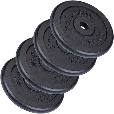 Scsports - 30 kg set - 4x7.5 kg - Publicité Scsports - 30 kg set - 4x7.5 kg - Publicité