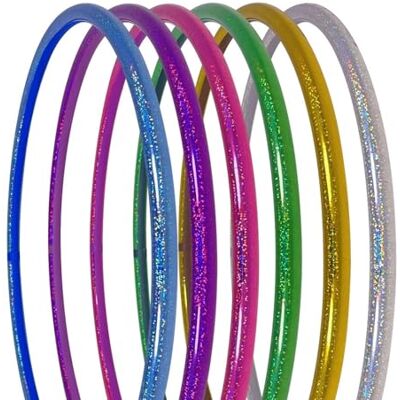 hoopomania Cirque Hula Hoop, Couleurs Scintillants, Ø70/75/80/85/90cm - Publicité hoopomania Cirque Hula Hoop, Couleurs Scintillants, Ø70/75/80/85/90cm - Publicité