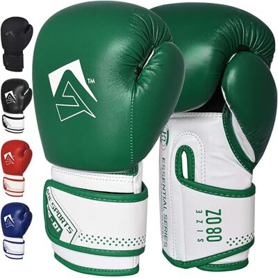 AQF Gant De Boxe Formation À La Boxe Gants MMA Gants De Boxe Homme & Femmes pour Kickboxing Combattre Muay Thai Et Sac De Boxe (Grün, 16oz) - Publicité AQF Gant De Boxe Formation À La Boxe Gants MMA Gants De Boxe Homme & Femmes pour Kickboxing Combattre Muay Thai Et Sac De Boxe (Grün, 16oz) - Publicité