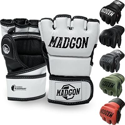 MADGON Gants de Boxe avec Rembourrage Professionnel – Gants MMA avec Bonne Stabilité du Poignet – Gants Boxe Durables pour Arts Martiaux, Boxe, Kickboxing, Sparring et Sac de Frappe - Publicité MADGON Gants de Boxe avec Rembourrage Professionnel – Gants MMA avec Bonne Stabilité du Poignet – Gants Boxe Durables pour Arts Martiaux, Boxe, Kickboxing, Sparring et Sac de Frappe - Publicité