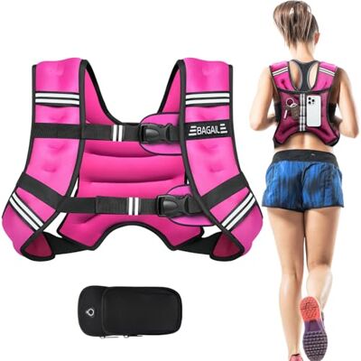 Bagail Gilet Lesté Pour la Musculation, Taille Ajustable, Poche Pratique, Gilet Lesté en Sable de Fer, Idéal Pour les Séances de Gymnastique, le Yoga et les Exercices d'Aérobic - Publicité Bagail Gilet Lesté Pour la Musculation, Taille Ajustable, Poche Pratique, Gilet Lesté en Sable de Fer, Idéal Pour les Séances de Gymnastique, le Yoga et les Exercices d'Aérobic - Publicité