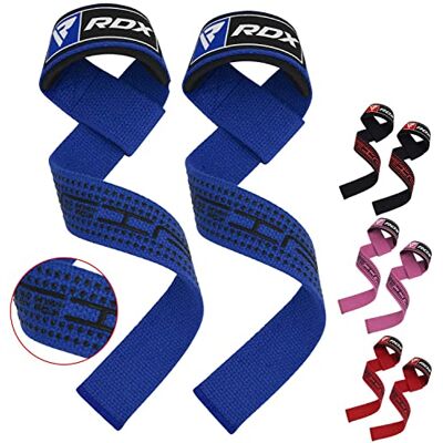 RDX Sangle Musculation Gym Levage Support de Poignet Bandage Fitness Lifting Straps Entraînement Bodybuilding Haltérophilie Flex Gel Grips Gymnastique - Publicité RDX Sangle Musculation Gym Levage Support de Poignet Bandage Fitness Lifting Straps Entraînement Bodybuilding Haltérophilie Flex Gel Grips Gymnastique - Publicité