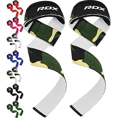 RDX Sangle Musculation Gym Levage Support de Poignet Bandage Fitness Lifting Straps Entraînement Bodybuilding Haltérophilie Flex Gel Grips Gymnastique - Publicité RDX Sangle Musculation Gym Levage Support de Poignet Bandage Fitness Lifting Straps Entraînement Bodybuilding Haltérophilie Flex Gel Grips Gymnastique - Publicité