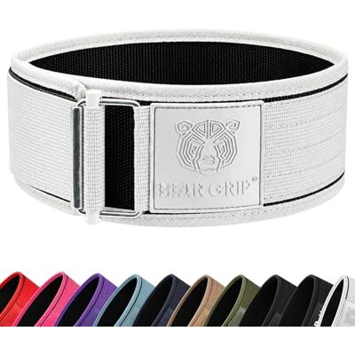 BEAR GRIP Ceinture de musculation à verrouillage automatique, ceinture de levage premium pour Crossfit, Powerlifting, Musculation, ceinture de levage pour hommes et femmes - Publicité BEAR GRIP Ceinture de musculation à verrouillage automatique, ceinture de levage premium pour Crossfit, Powerlifting, Musculation, ceinture de levage pour hommes et femmes - Publicité