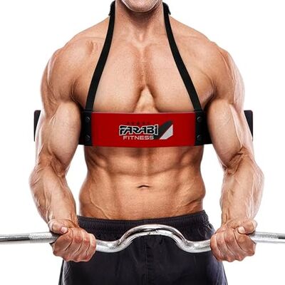 Farabi Sports Farabi Sprts Arm Blaster – Bras Curl Blaster pour la Forme Physique, la Salle de Sport, la Formation, la levée de Poids, la Musculation Biceps isolateur - Publicité Farabi Sports Farabi Sprts Arm Blaster – Bras Curl Blaster pour la Forme Physique, la Salle de Sport, la Formation, la levée de Poids, la Musculation Biceps isolateur - Publicité