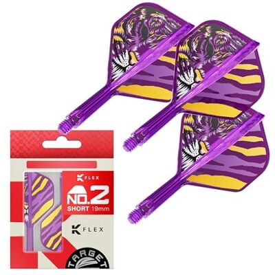 Target Darts Target Japan Endeavour K Flex Fléchettes Ailettes et Arbres Système, N° 2 (Court, 19mm) Lot de 3 Kflex All in One Flight, Player Édition Kasumi Sato Darts Accessoires K-Flex Dart Stem - Publicité Target Darts Target Japan Endeavour K Flex Fléchettes Ailettes et Arbres Système, N° 2 (Court, 19mm) Lot de 3 Kflex All in One Flight, Player Édition Kasumi Sato Darts Accessoires K-Flex Dart Stem - Publicité