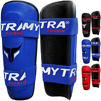 Mytra Fusion Protege Tibia Boxe Protege Tibia Boxe Protège-Tibia pour la Protection de l'entraînement et l'entraînement - Publicité Mytra Fusion Protege Tibia Boxe Protege Tibia Boxe Protège-Tibia pour la Protection de l'entraînement et l'entraînement - Publicité