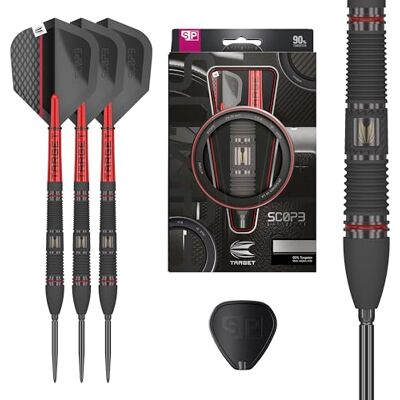 Target Darts Scope Steel Tip Swiss Point Darts, 90% Tungsten Dart Set Fléchettes à Pointe en Acier, Set de fléchettes Professionnelles avec Pointes suisses et Outils 01/02/03/04-21G/22G/23G/24G/25G - Publicité Target Darts Scope Steel Tip Swiss Point Darts, 90% Tungsten Dart Set Fléchettes à Pointe en Acier, Set de fléchettes Professionnelles avec Pointes suisses et Outils 01/02/03/04-21G/22G/23G/24G/25G - Publicité