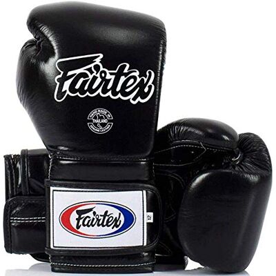 Fairtex Heavy Hitter's Gants de boxe style mexicain (), noir, 14 oz - Publicité Fairtex Heavy Hitter's Gants de boxe style mexicain (), noir, 14 oz - Publicité