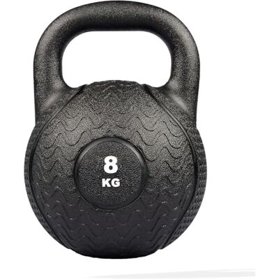 MATCHU Kettlebell 4, 8 ou 2 KG Caoutchouc de qualité supérieure Indestructible 27x20 CM Noir (Noir 8 KG) - Publicité MATCHU Kettlebell 4, 8 ou 2 KG Caoutchouc de qualité supérieure Indestructible 27x20 CM Noir (Noir 8 KG) - Publicité