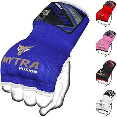 Mytra Fusion sous Gants intérieurs rembourrés en Gel avec Bande Boxe Adulte, Bande de Boxe avec dragonne 80 cm pour MMA, Kickboxing, Coups de Poing, et Bandage Muay Thai - Publicité Mytra Fusion sous Gants intérieurs rembourrés en Gel avec Bande Boxe Adulte, Bande de Boxe avec dragonne 80 cm pour MMA, Kickboxing, Coups de Poing, et Bandage Muay Thai - Publicité