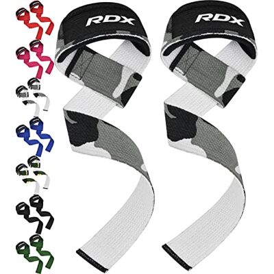 RDX Sangle Musculation Gym Levage Support de Poignet Bandage Fitness Lifting Straps Entraînement Bodybuilding Haltérophilie Flex Gel Grips Gymnastique - Publicité RDX Sangle Musculation Gym Levage Support de Poignet Bandage Fitness Lifting Straps Entraînement Bodybuilding Haltérophilie Flex Gel Grips Gymnastique - Publicité