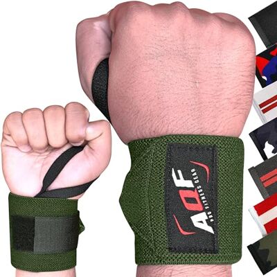 AQF Bande Poignet, Protege Poignet, Serre Attelle Poignet De Force Musculation Prennent Sangles Pour le fitness, le Bodybuilding, Sport, Haltere Musculation (Militaire Vert) - Publicité AQF Bande Poignet, Protege Poignet, Serre Attelle Poignet De Force Musculation Prennent Sangles Pour le fitness, le Bodybuilding, Sport, Haltere Musculation (Militaire Vert) - Publicité