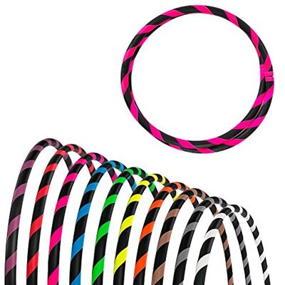 hoopomania Pliable Débutant Hula Hoop (Travel Hoop) Ø105cm, Neon-Pink - Publicité hoopomania Pliable Débutant Hula Hoop (Travel Hoop) Ø105cm, Neon-Pink - Publicité