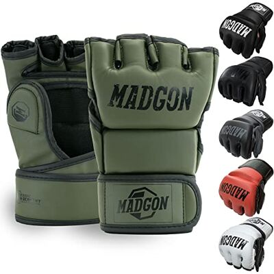 MADGON Gants de Boxe avec Rembourrage Professionnel – Gants MMA avec Bonne Stabilité du Poignet – Gants Boxe Durables pour Arts Martiaux, Boxe, Kickboxing, Sparring et Sac de Frappe - Publicité MADGON Gants de Boxe avec Rembourrage Professionnel – Gants MMA avec Bonne Stabilité du Poignet – Gants Boxe Durables pour Arts Martiaux, Boxe, Kickboxing, Sparring et Sac de Frappe - Publicité