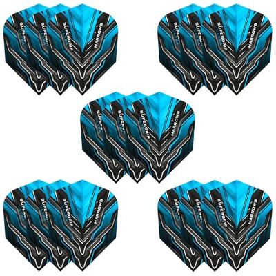 Harrows Supergrip Ultra Dart Flights 5 x Sets Darts Flights (15 Flights Total) I 100 Micron Dart Flights I Premium Extra Strong Made in UK I Professional Darts Accessories I Blue Dart Flights - Publicité Harrows Supergrip Ultra Dart Flights 5 x Sets Darts Flights (15 Flights Total) I 100 Micron Dart Flights I Premium Extra Strong Made in UK I Professional Darts Accessories I Blue Dart Flights - Publicité