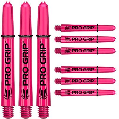 Target Darts 3 x Jeux of Rose Pro Grip Arbres à fléchettes Court 9 po au Total - Publicité Target Darts 3 x Jeux of Rose Pro Grip Arbres à fléchettes Court 9 po au Total - Publicité