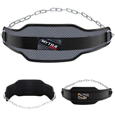 MYTRA FUSION NEOPRENE BELT FOR BODYBUILDING, WEIGHTLIFTING, DEADLIFTING, POWERLIFTING (Grey) - Publicité MYTRA FUSION NEOPRENE BELT FOR BODYBUILDING, WEIGHTLIFTING, DEADLIFTING, POWERLIFTING (Grey) - Publicité