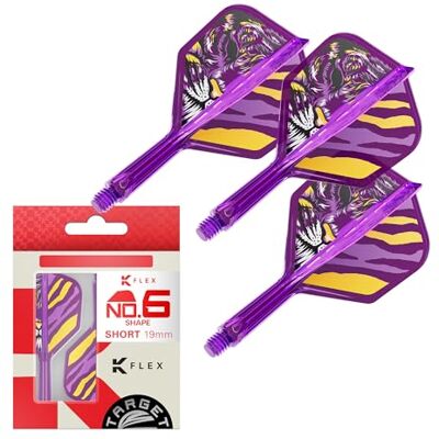 Target Darts Target Japan Endeavour K Flex Fléchettes Ailettes et Arbres Système, N° 6 (Court, 19mm) Lot de 3 Kflex All in One Flight, Player Édition Kasumi Sato Darts Accessoires K-Flex Dart Stem - Publicité Target Darts Target Japan Endeavour K Flex Fléchettes Ailettes et Arbres Système, N° 6 (Court, 19mm) Lot de 3 Kflex All in One Flight, Player Édition Kasumi Sato Darts Accessoires K-Flex Dart Stem - Publicité