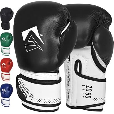 AQF Gant De Boxe Formation À La Boxe Gants MMA Gants De Boxe Homme & Femmes pour Kickboxing Combattre Muay Thai Et Sac De Boxe (Noir, 12oz) - Publicité AQF Gant De Boxe Formation À La Boxe Gants MMA Gants De Boxe Homme & Femmes pour Kickboxing Combattre Muay Thai Et Sac De Boxe (Noir, 12oz) - Publicité