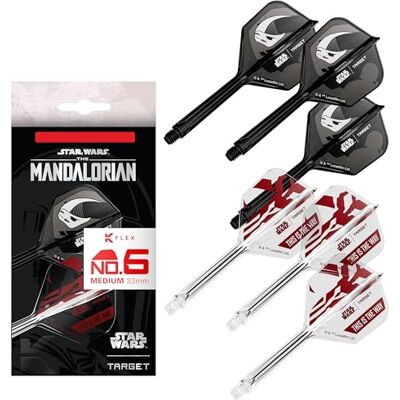 Target Darts Star Wars Mandalorian K Flex Intégré Fléchette Ailettes et Arbres Personnage Inspiré Lot de 6 K-Flex, N° 6 Disney K-Flex Accessoires, Moyen (33mm) - Publicité Target Darts Star Wars Mandalorian K Flex Intégré Fléchette Ailettes et Arbres Personnage Inspiré Lot de 6 K-Flex, N° 6 Disney K-Flex Accessoires, Moyen (33mm) - Publicité