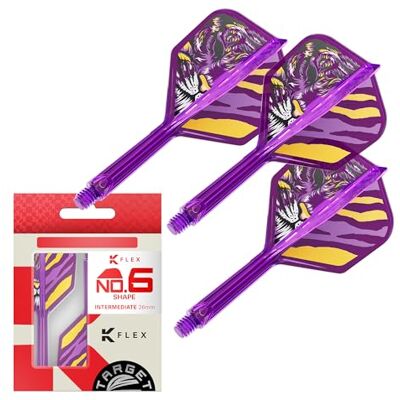Target Darts Target Japan Endeavour K Flex Fléchettes Ailettes et Arbres Système, N° 6 (Intermédiaire, 26mm) Pack of 3 Kflex All in One Flight, Player Édition Kasumi Sato Dart Accessoires K-Flex Dart Stem - Publicité Target Darts Target Japan Endeavour K Flex Fléchettes Ailettes et Arbres Système, N° 6 (Intermédiaire, 26mm) Pack of 3 Kflex All in One Flight, Player Édition Kasumi Sato Dart Accessoires K-Flex Dart Stem - Publicité