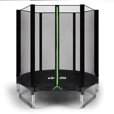 VirtuFit Trampoline avec Filet de sécurité Noir 183 cm - Publicité VirtuFit Trampoline avec Filet de sécurité Noir 183 cm - Publicité