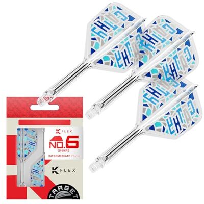 Target Darts Target Japan Charis 2025 K Flex Fléchette Vols et Tiges Système, N° 6 Lot de 3 Kflex All in One Vol, Cathy Leung Accessoires pour Fléchettes Tige de Fléchette K-Flex Intermédiaire - Publicité Target Darts Target Japan Charis 2025 K Flex Fléchette Vols et Tiges Système, N° 6 Lot de 3 Kflex All in One Vol, Cathy Leung Accessoires pour Fléchettes Tige de Fléchette K-Flex Intermédiaire - Publicité