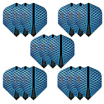 Harrows Silika No2 Dart Flights 5 x Sets Darts Flights (15 Flights Total) I 100 Micron Dart Flights I Premium Extra Strong Made in UK I Professional Darts Accessories I Blue Dart Flights - Publicité Harrows Silika No2 Dart Flights 5 x Sets Darts Flights (15 Flights Total) I 100 Micron Dart Flights I Premium Extra Strong Made in UK I Professional Darts Accessories I Blue Dart Flights - Publicité