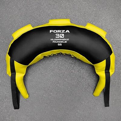 FORZA Sac d'alimentation bulgare Sac de musculation fonctionnel – Construction en PVC renforcé, poignées multiples, sac de fitness lesté pré-rempli - Publicité FORZA Sac d'alimentation bulgare Sac de musculation fonctionnel – Construction en PVC renforcé, poignées multiples, sac de fitness lesté pré-rempli - Publicité