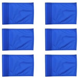 DONGKER Lot de 6 drapeaux de golf, drapeaux de golf imperméables en nylon 400D pour pratique de golf en intérieur et en extérieur - Publicité DONGKER Lot de 6 drapeaux de golf, drapeaux de golf imperméables en nylon 400D pour pratique de golf en intérieur et en extérieur - Publicité